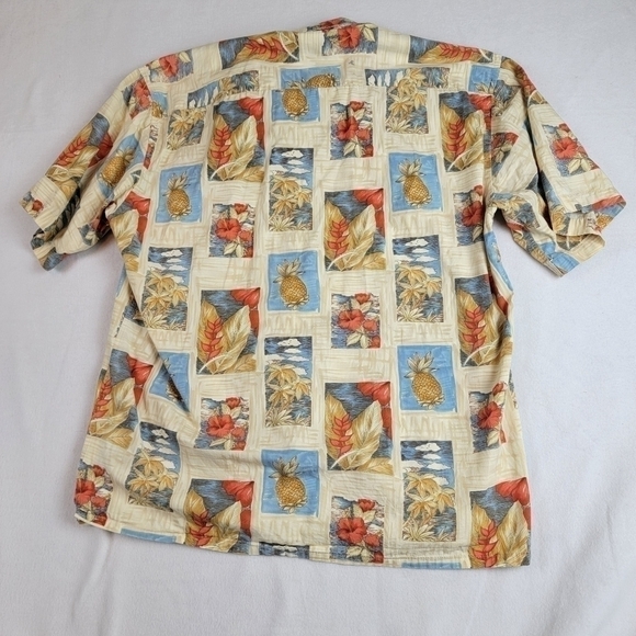 VTG Men’s L Aloha Hawaiian Camp Shirt, Short Sleeve, Pocket, Button Front - Picture 5 of 6